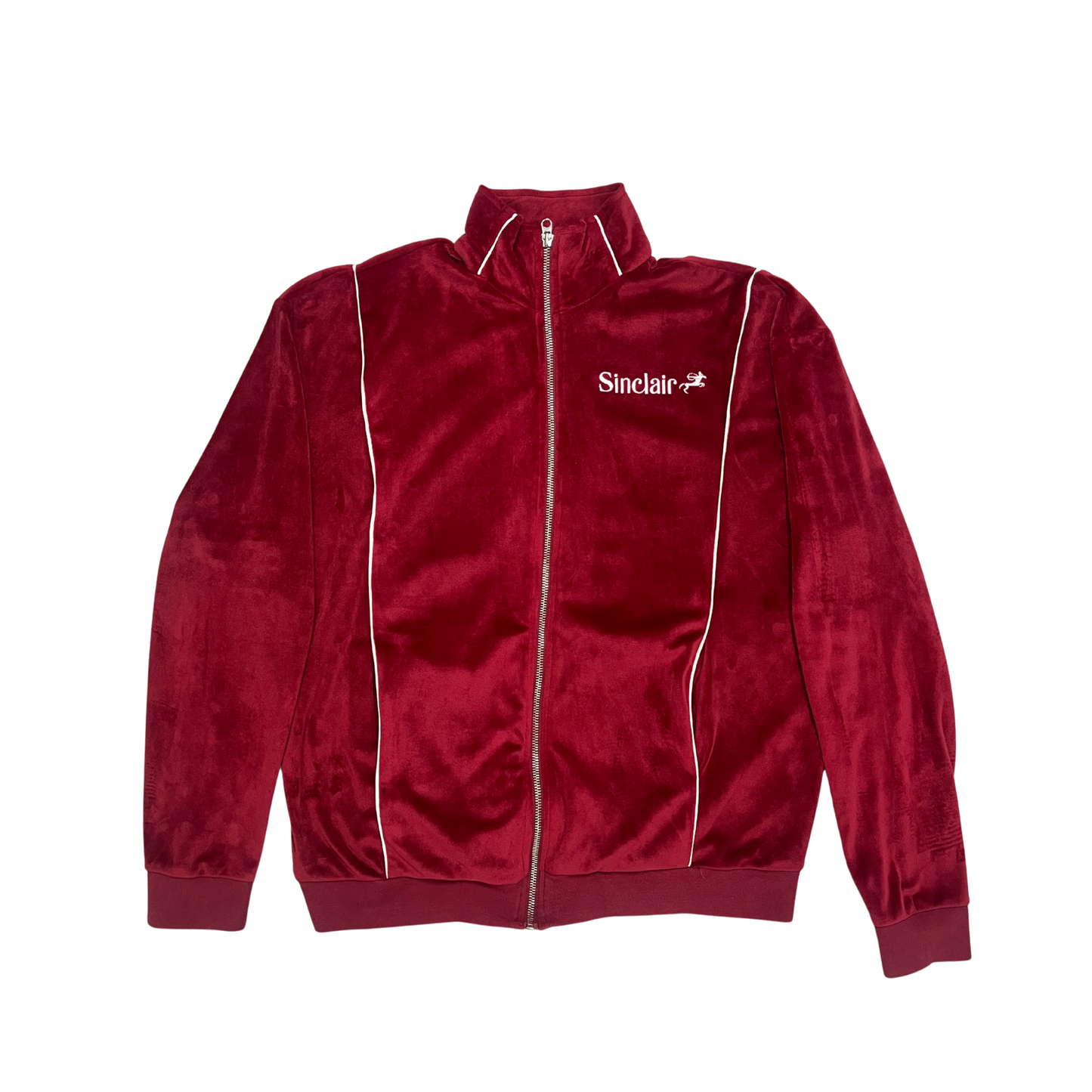 (USED) Sinclair Velour Piping Jacket "Burgundy"