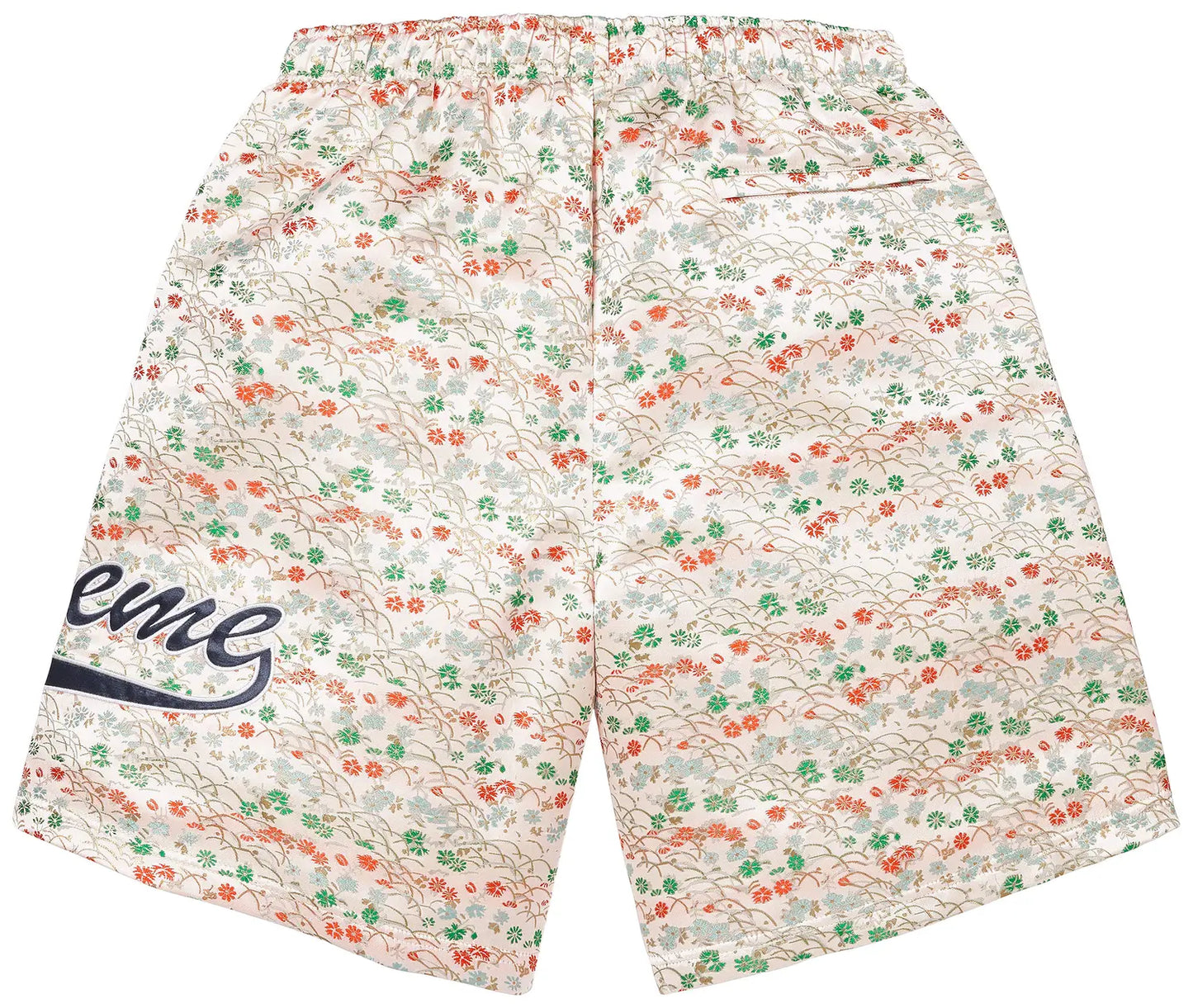 Supreme "Floral Jacquard" Shorts (White)