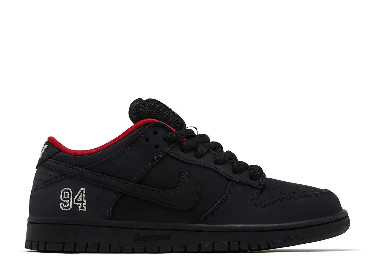 Supreme x Dunk Low SB 'Black'