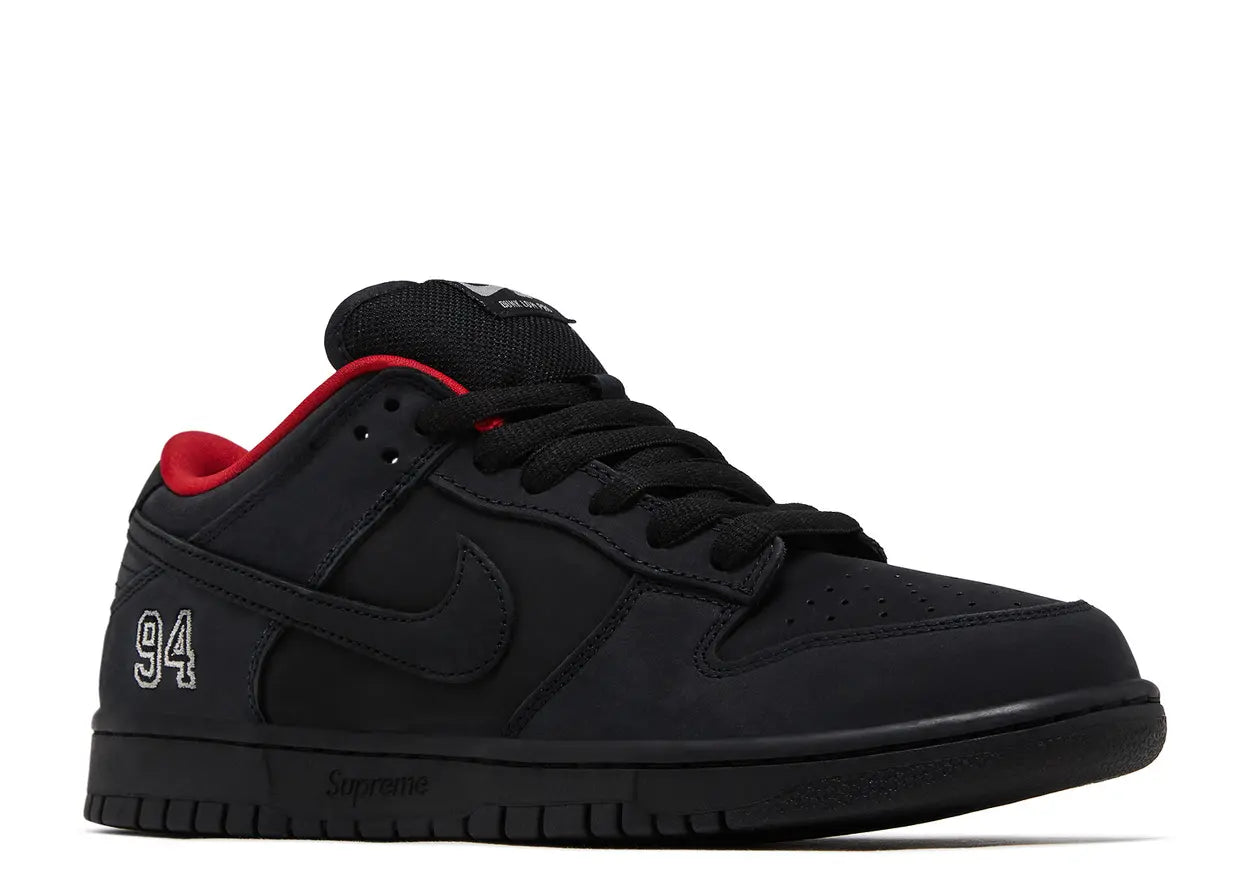 Supreme x Dunk Low SB 'Black'
