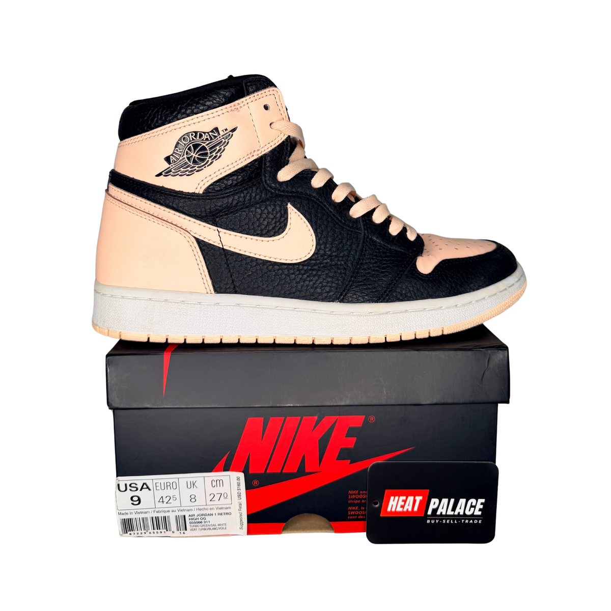 (USED) Air Jordan 1 Retro High OG "Crimson Tint"