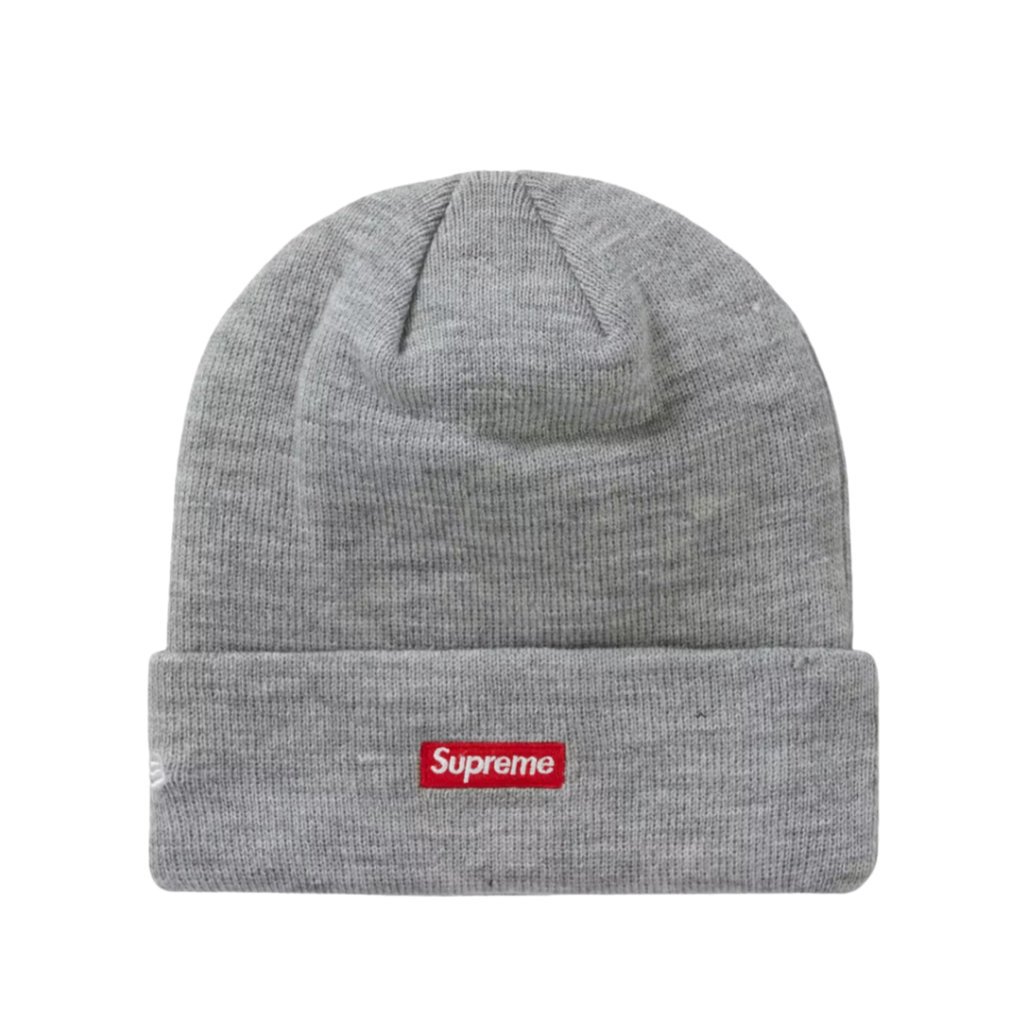Supreme New Era S Logo Beanie (FW23) (Heather Grey)