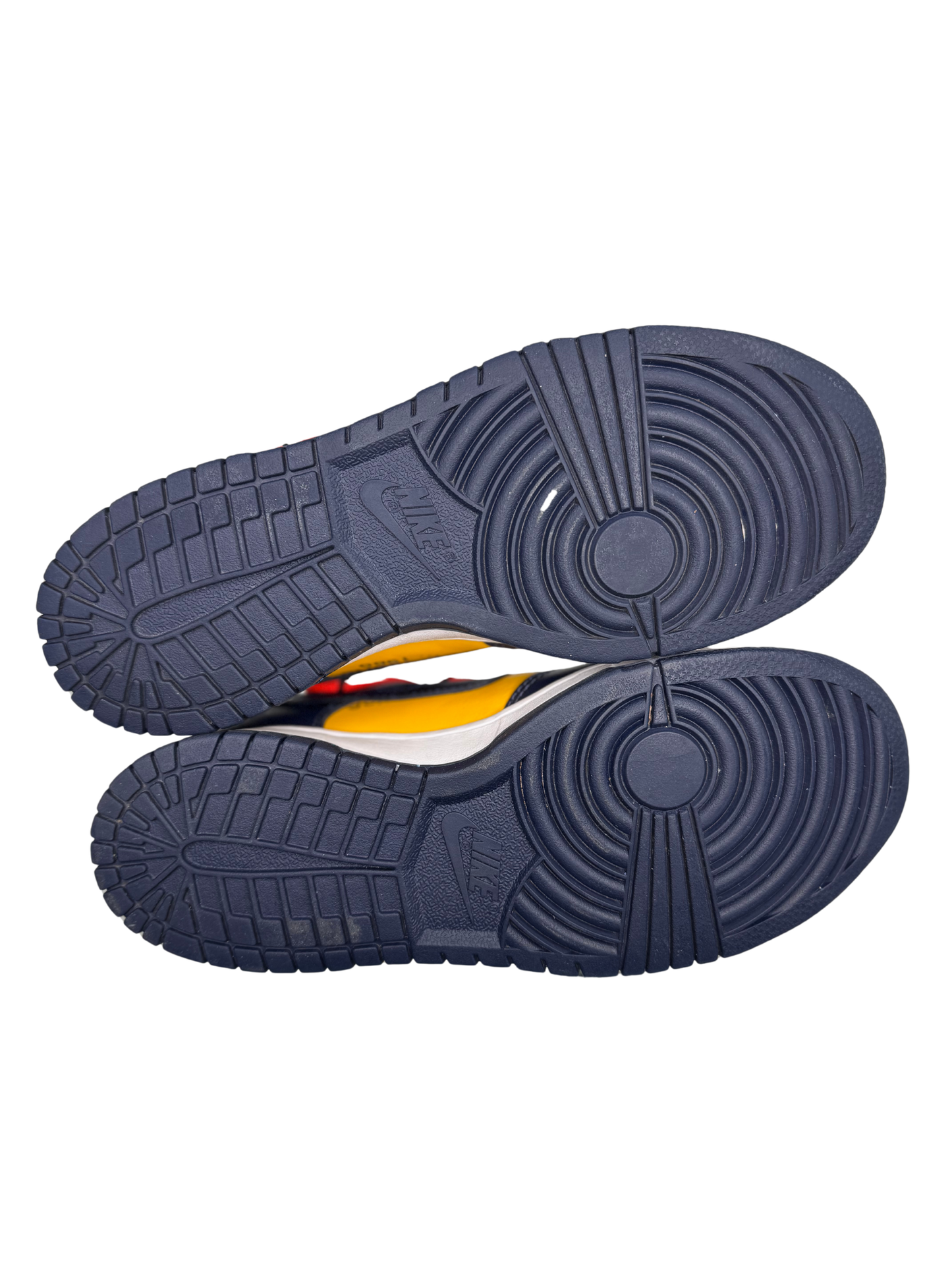 (USED) Nike Dunk Low x Off-White "University Gold"