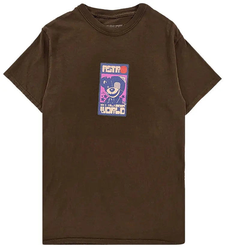 Travis Scott Scare Bear Tee Brown T-Shirt (Brown)