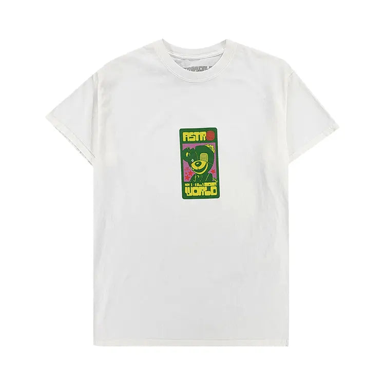 Travis Scott Scare Bear Tee White T-Shirt (White)