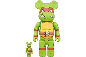 Bearbrick Medicom TMNT Raphael 100% & 400% Set