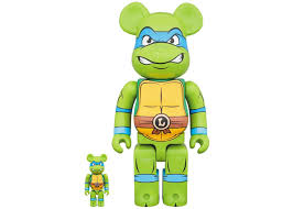 Bearbrick Medicom TMNT Leonardo 100% & 400% Set