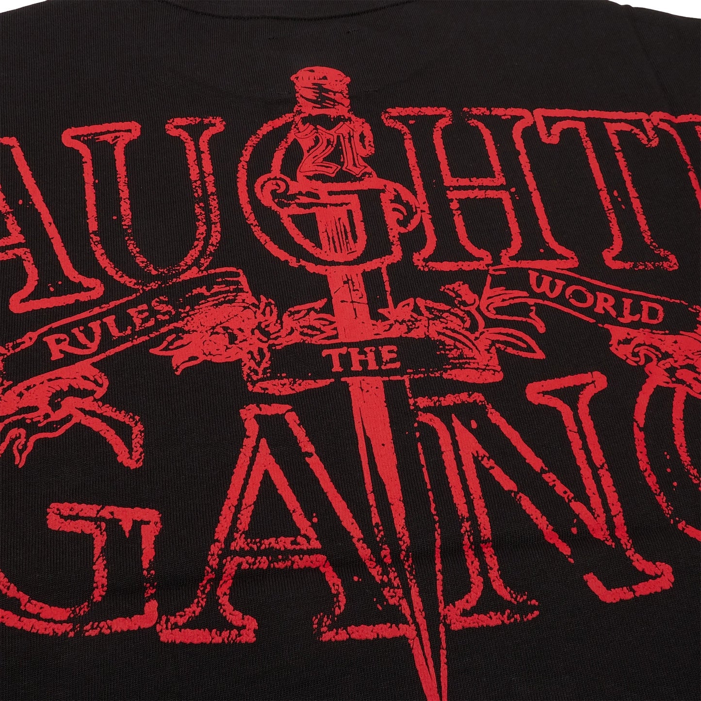 Corteiz x Slaughter Gang 21 Savage Tee (Black/Red)