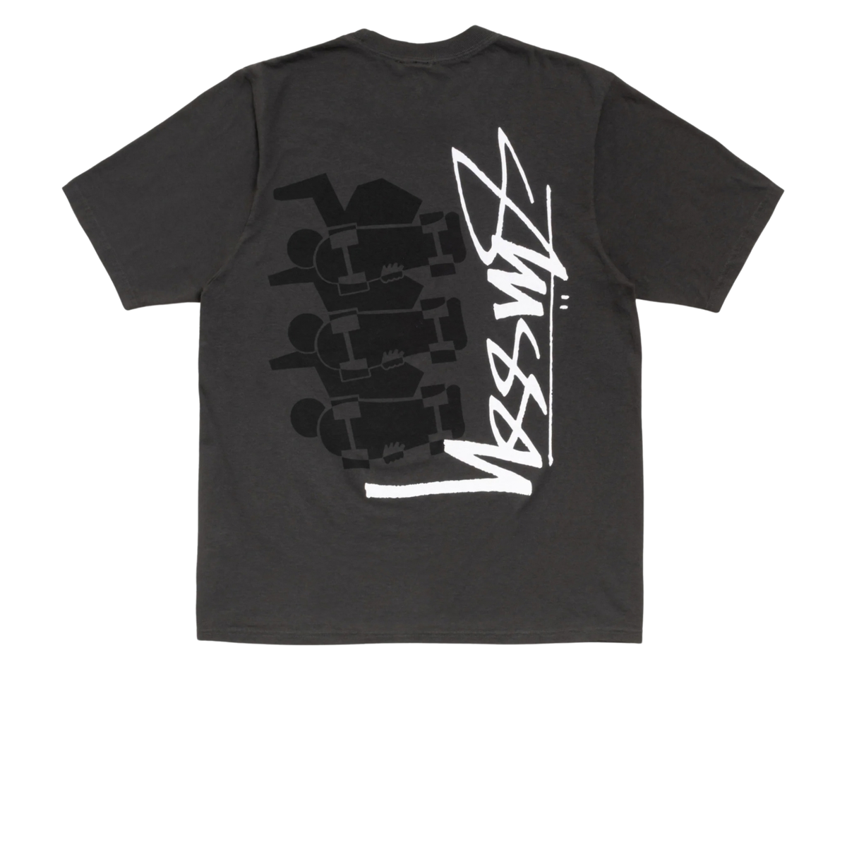 Stussy Skate Stack Pigment Dyed Tee (Black)