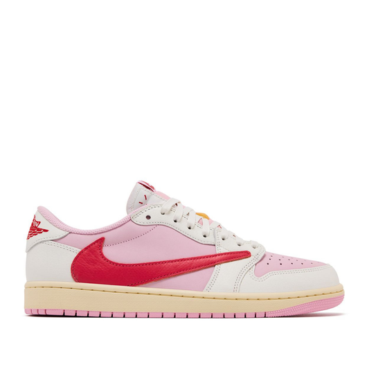 Air Jordan 1 Retro Low OG SP Travis Scott Sail "Tropical Pink"