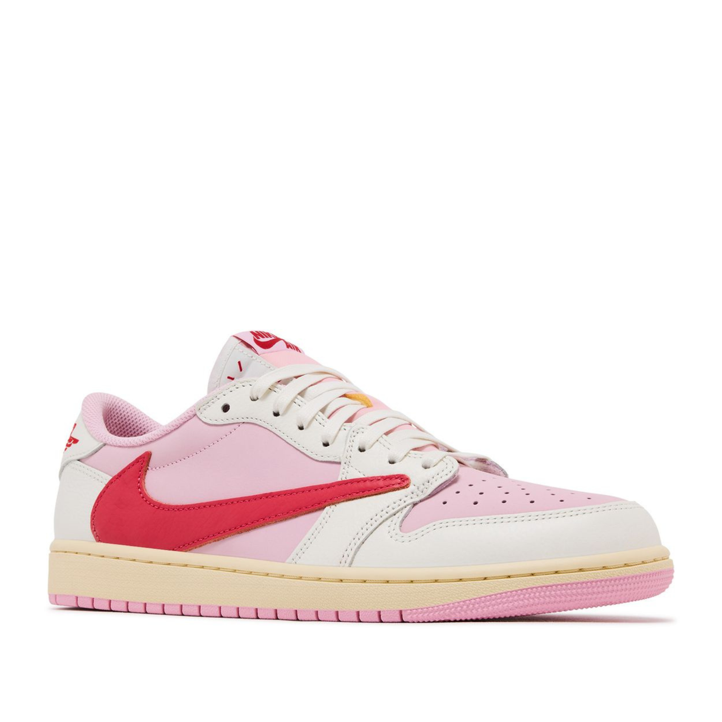 Air Jordan 1 Retro Low OG SP Travis Scott Sail "Tropical Pink"