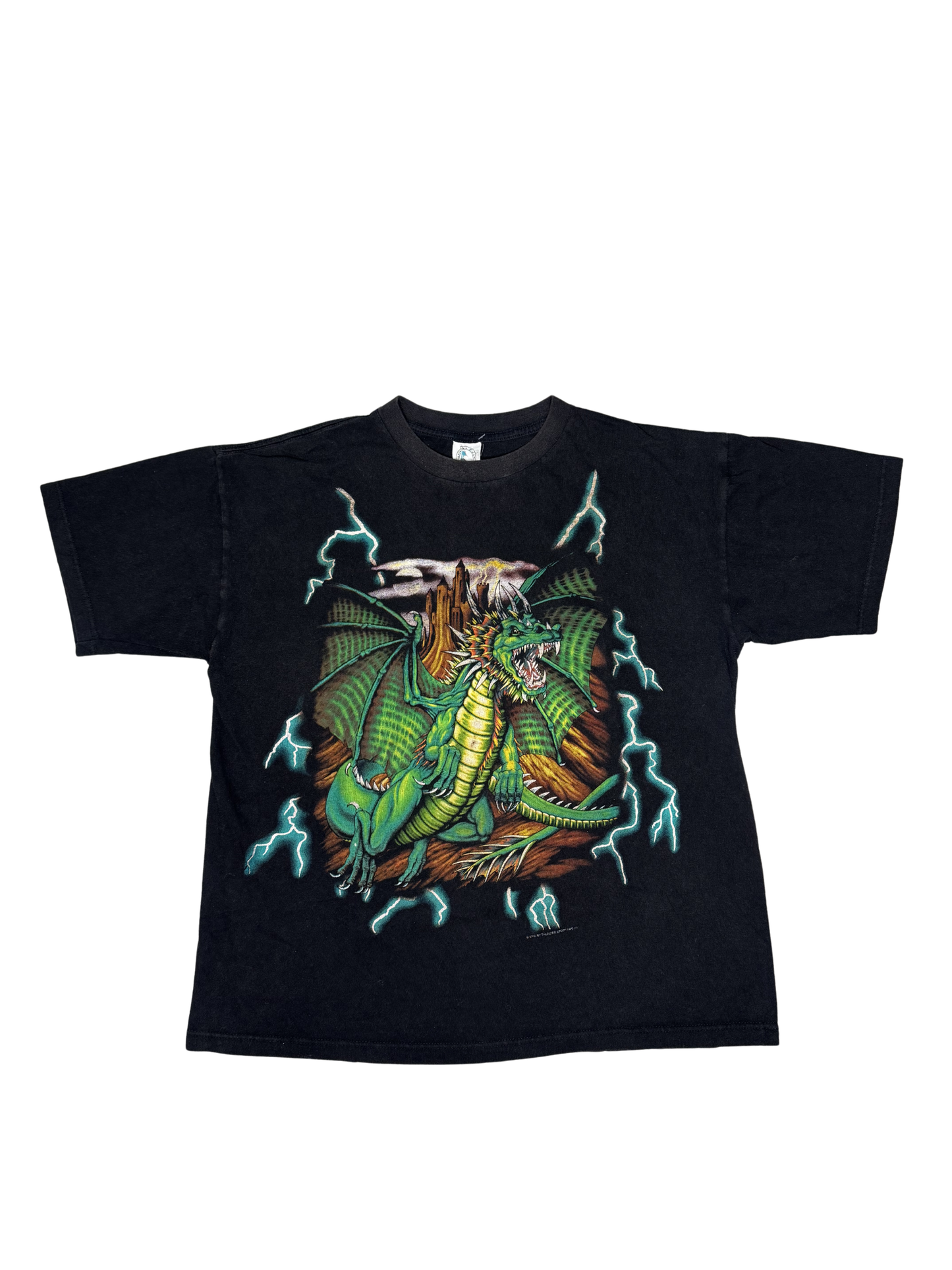 (USED) Vintage American Thunder "Dragon Logo" Tee