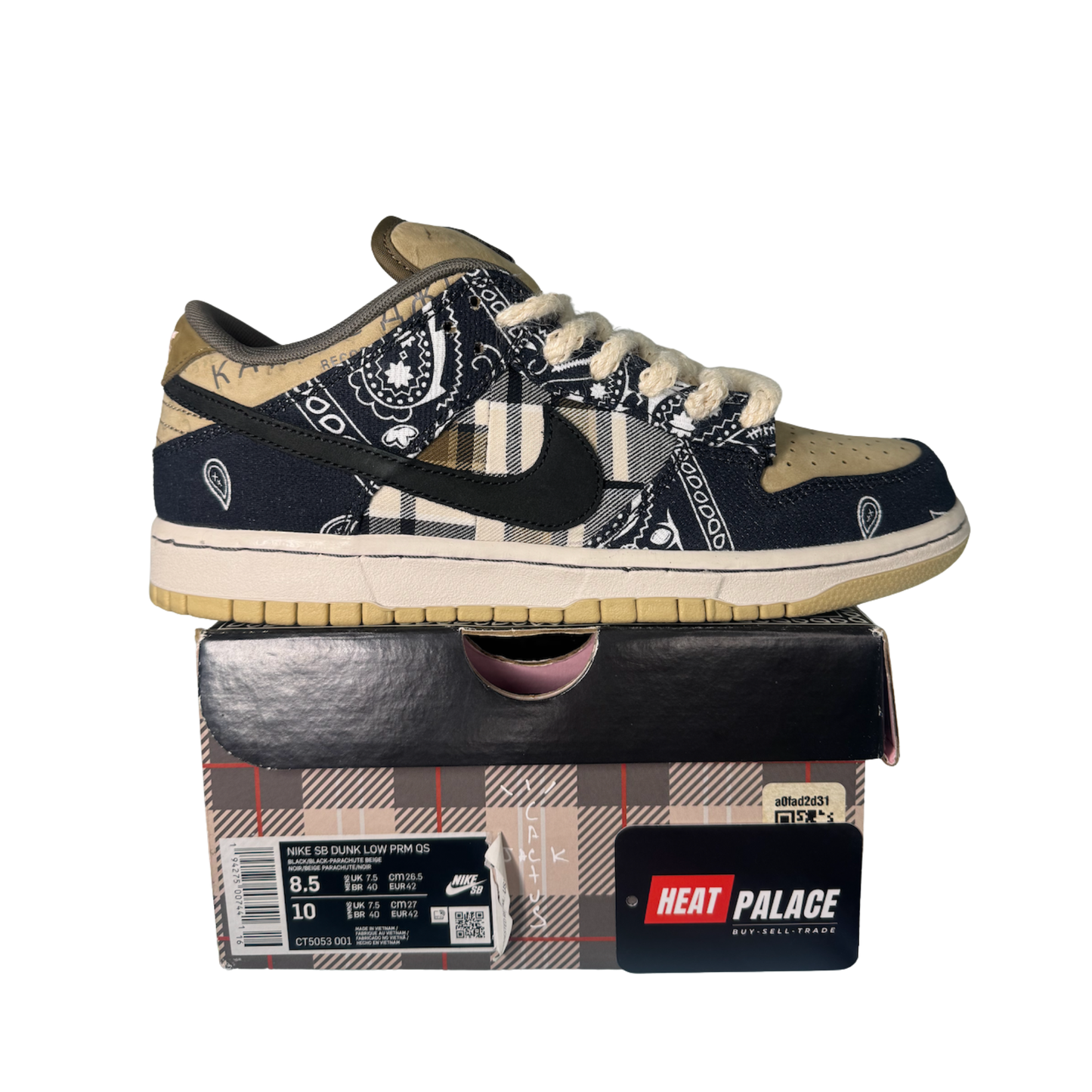 (USED) Nike SB Dunk Low Travis Scott (Special Box)