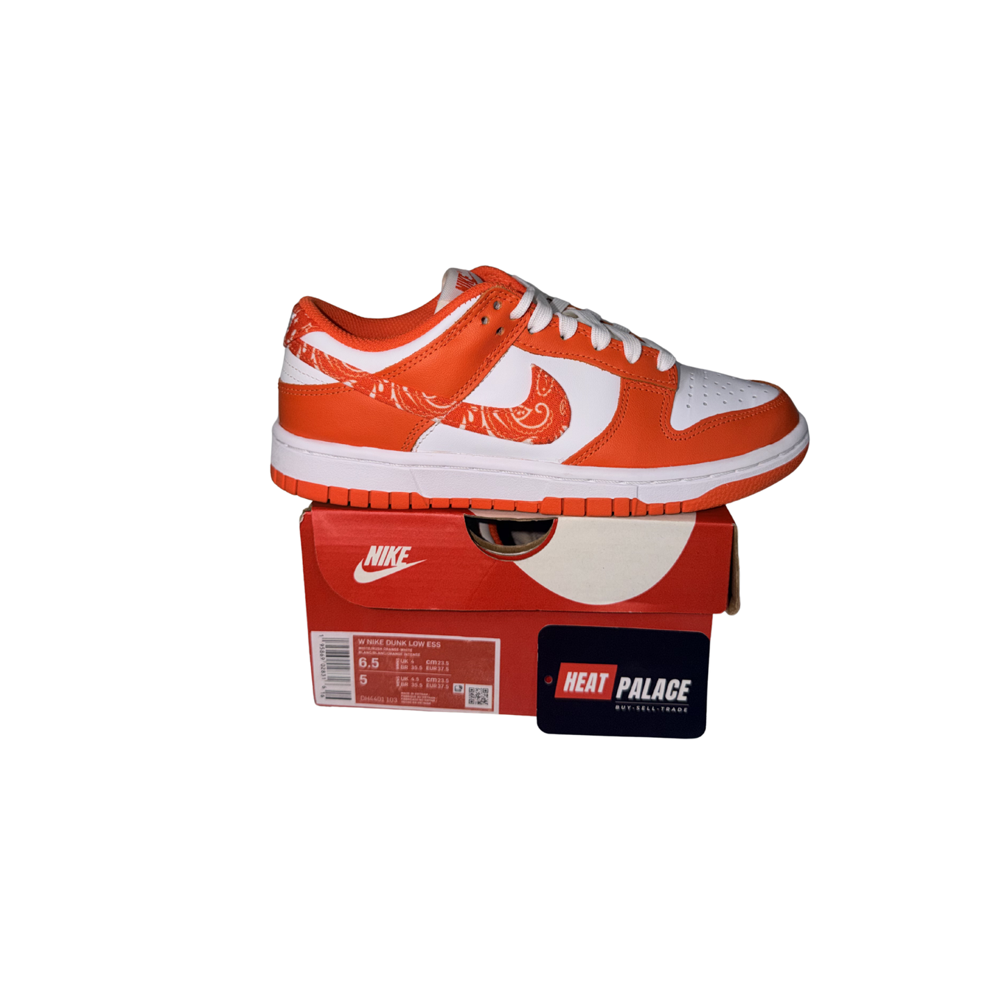 (USED) Nike Dunk Low Essential "Paisly Pack Orange" (W)