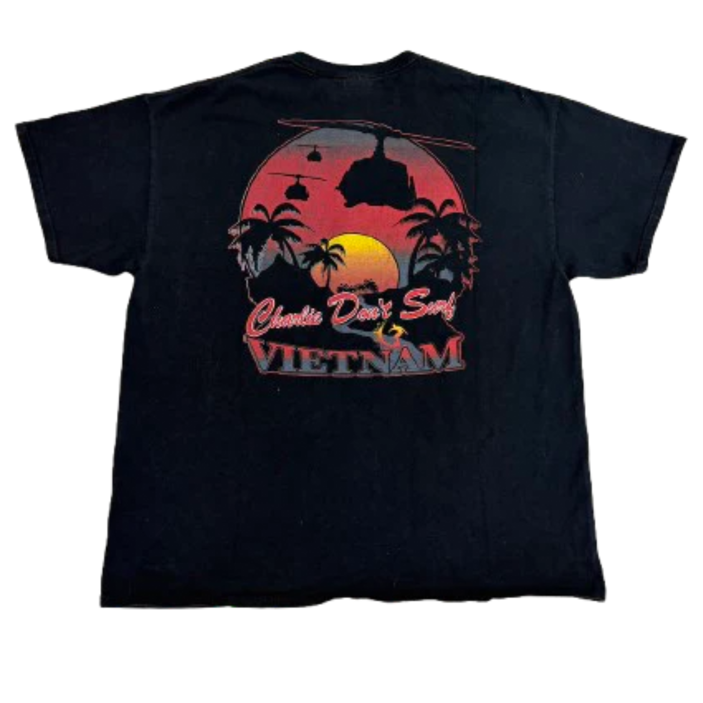 (USED) Vintage "Charlie Don't Surf Vietnam"