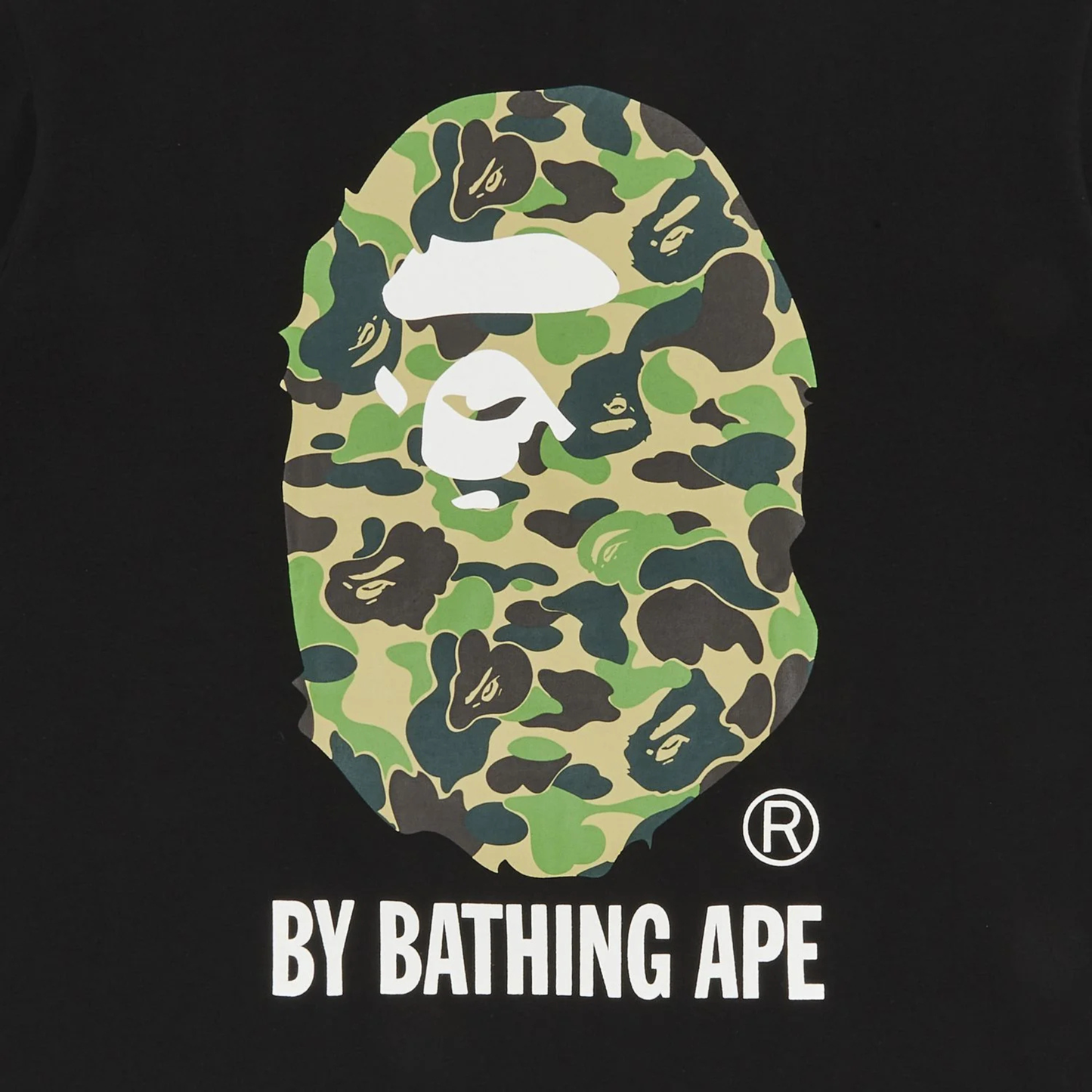 Bape By Bathing Ape "ABC Camo" Tee (Black/Green)