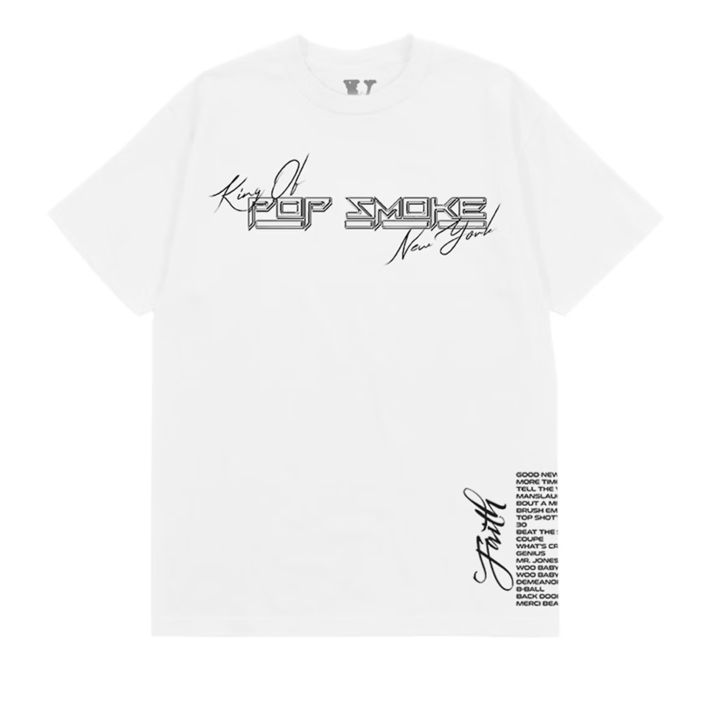 Pop Smoke x VLONE Faith King Of New York Tee
