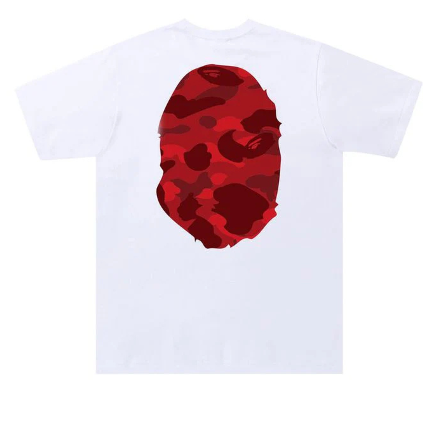 Bape Color Camo By Bathing Ape Head Tee (FW22) (White/Red)