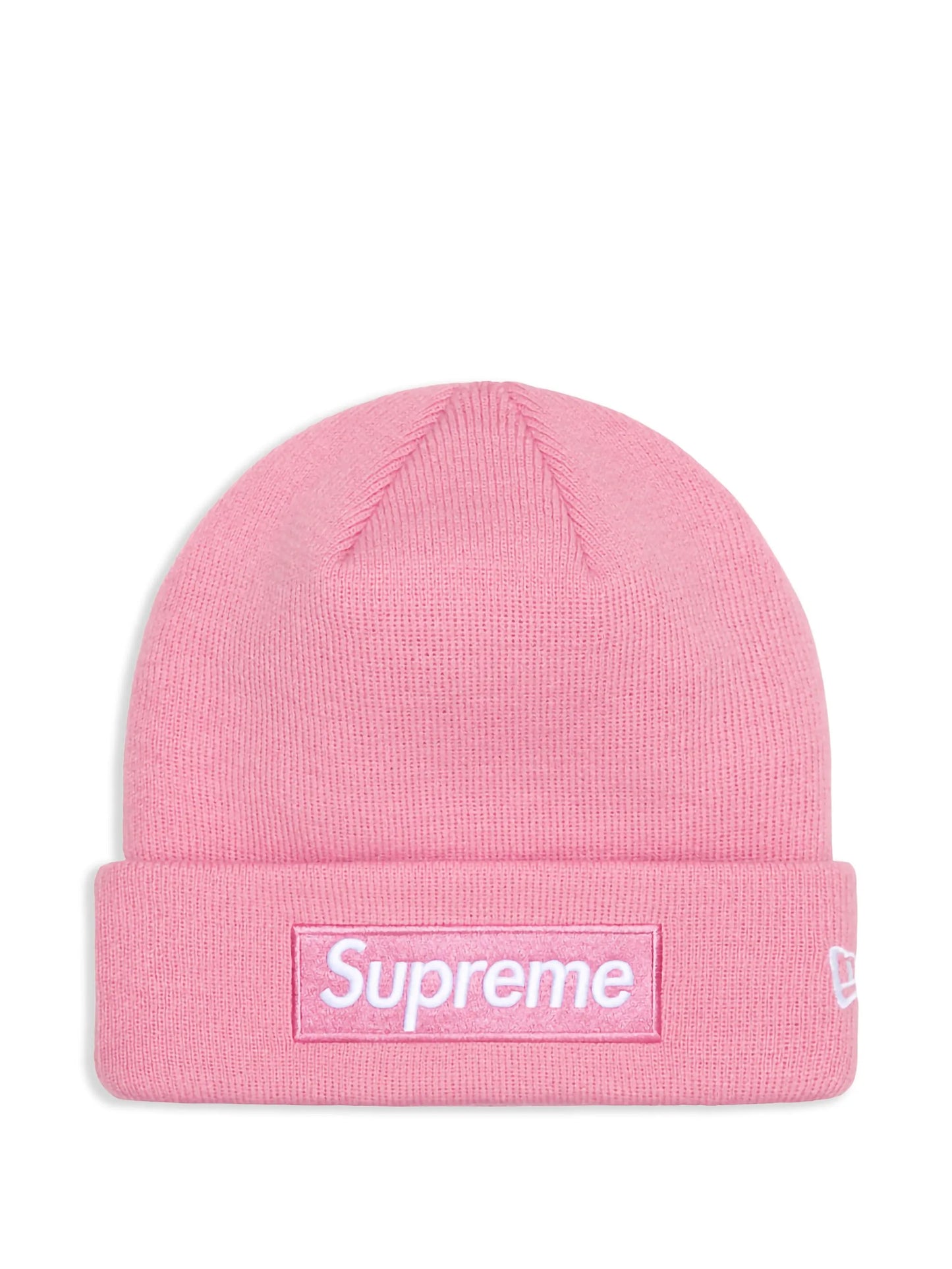 Supreme New Era Box Logo Beanie (FW24) "Dusty Pink"