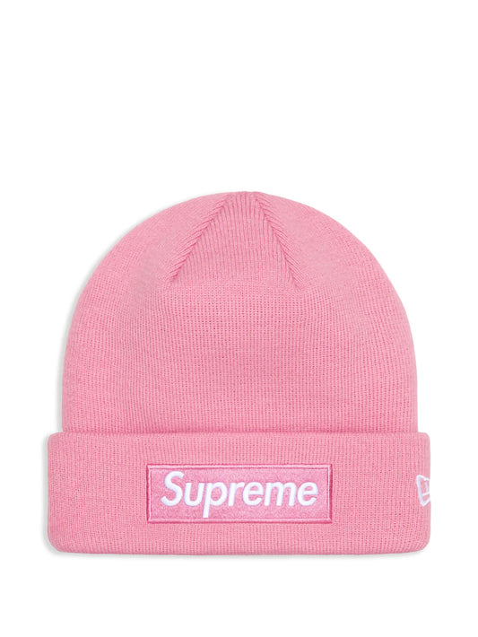 Supreme New Era Box Logo Beanie (FW24) "Dusty Pink"