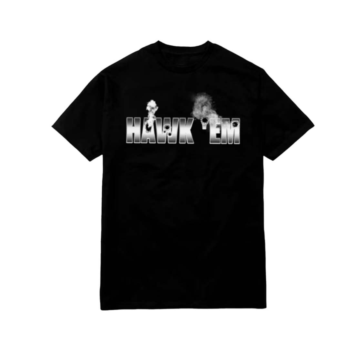 Vlone x Pop Smoke "Hawk Em" Tee (Black)