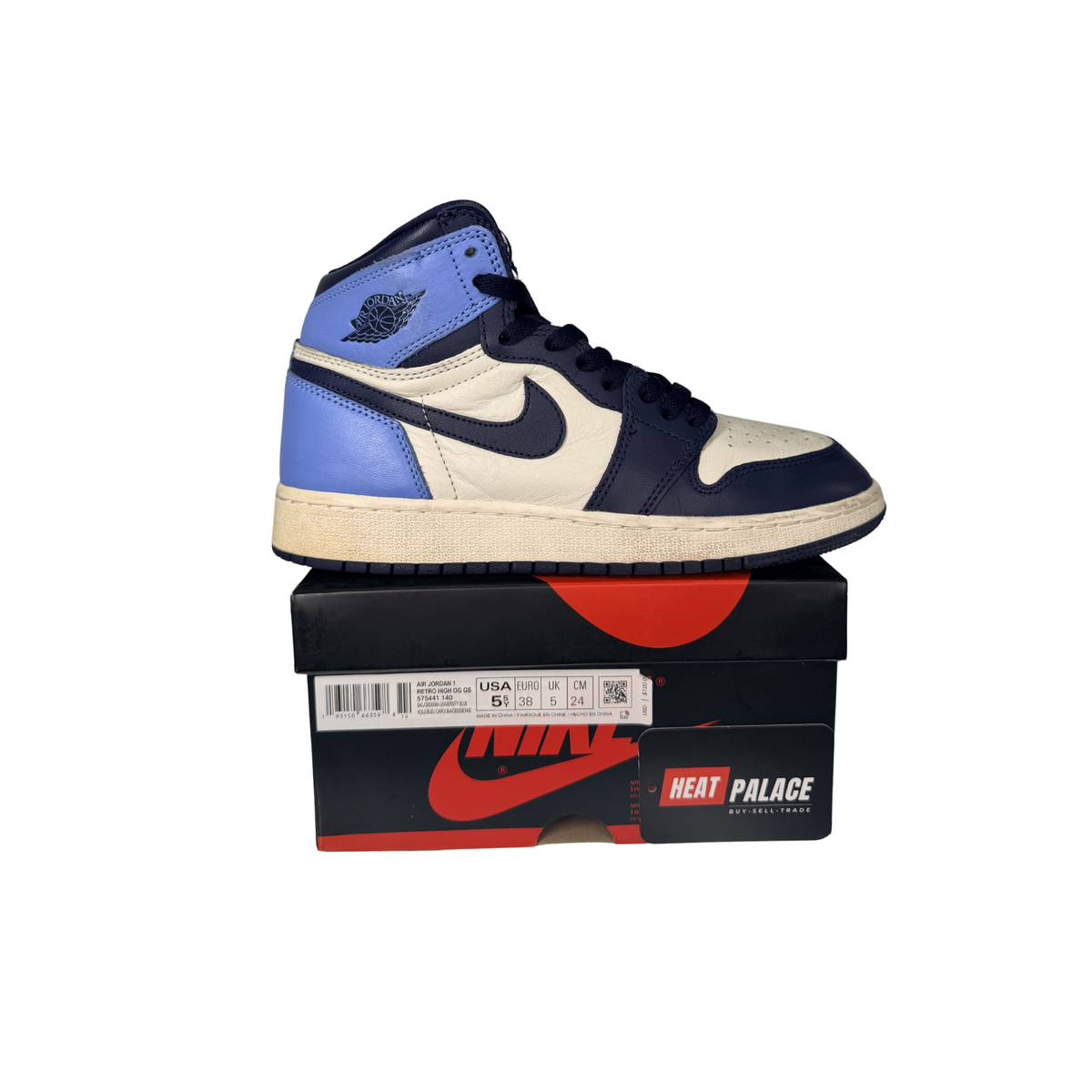 (USED) Air Jordan 1 Retro High "Obsidian" (GS)