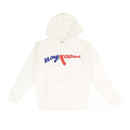 Vlone x Kodak "AK47" Hoodie (White)