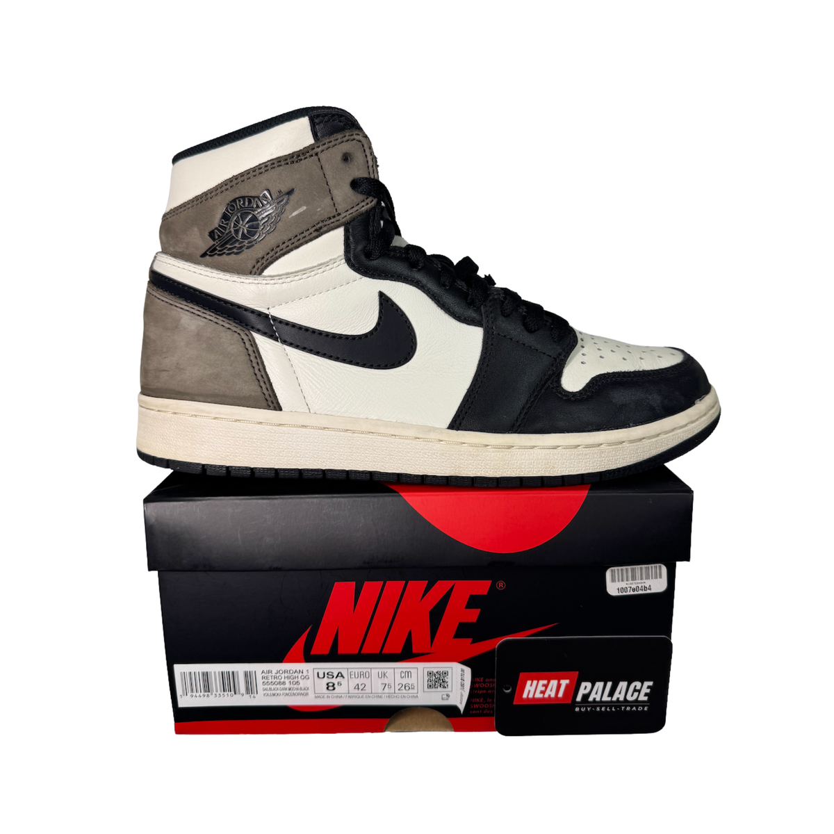 (USED) Air Jordan 1 Retro High OG "Dark Mocha"