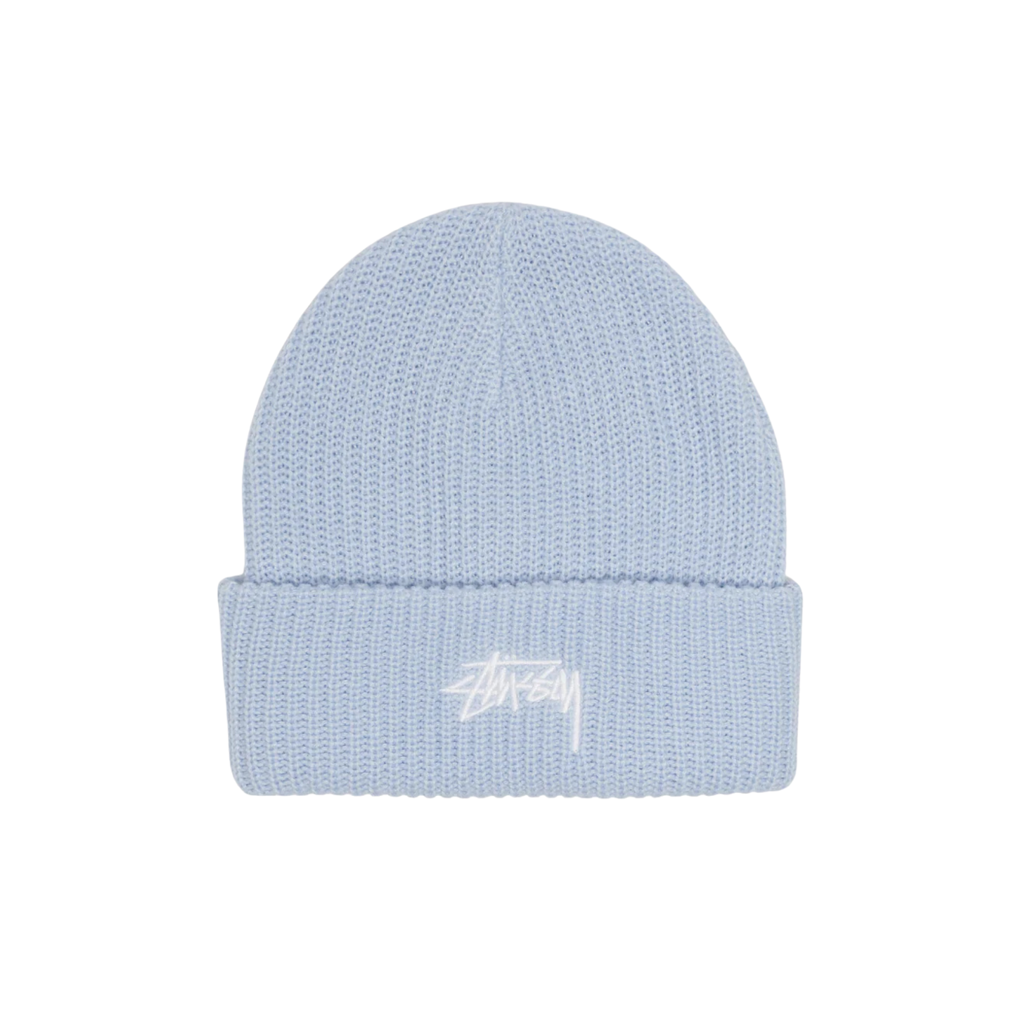 Stussy Basic Cuff Beanie (Light Blue)