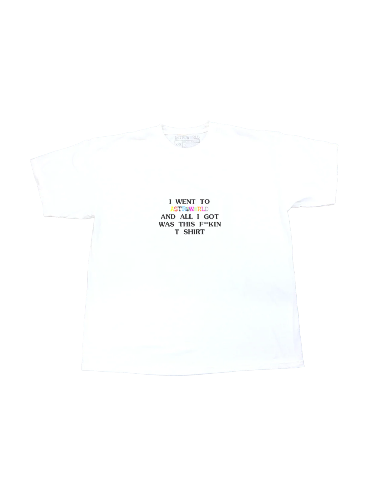 Travis Scott "I Went To Astroworld" Tee (White)