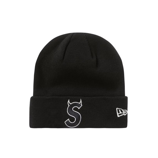 Supreme New Era S Logo Beanie (FW22) (Black)