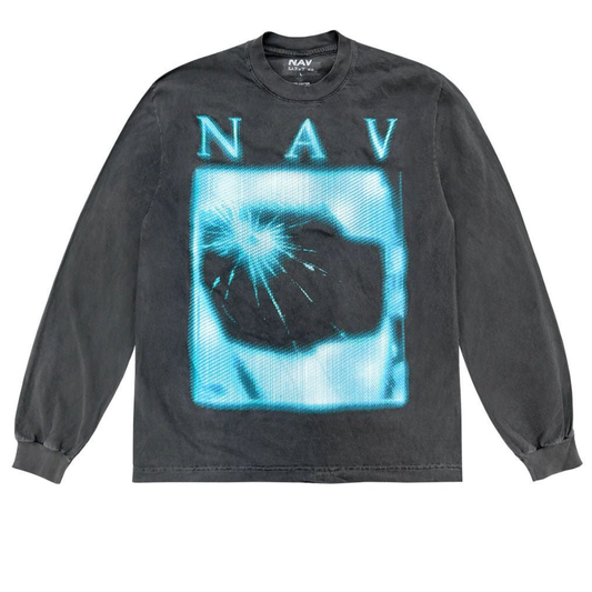 Saint Michael x NAV OMW2 Rexdale Long Sleeve Tee (Grey)