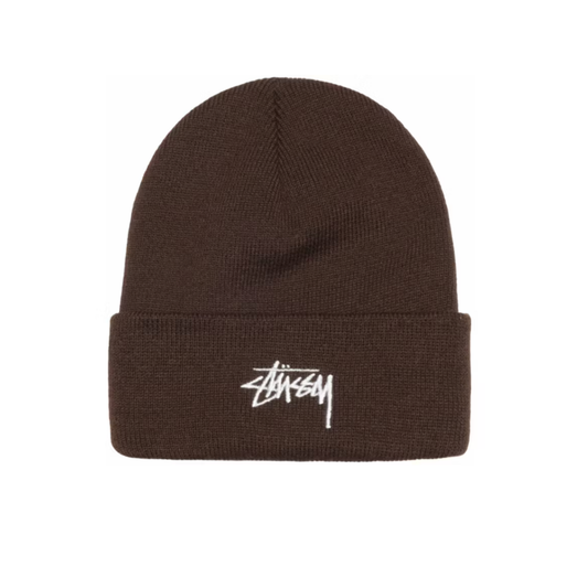 Stussy Basic Cuff Beanie (Brown)
