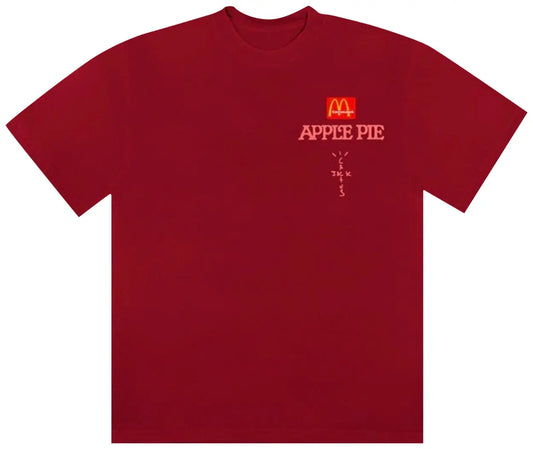 Cactus Jack by Travis Scott x McDonald's Apple Pie T-Shirt 'Cardinal'