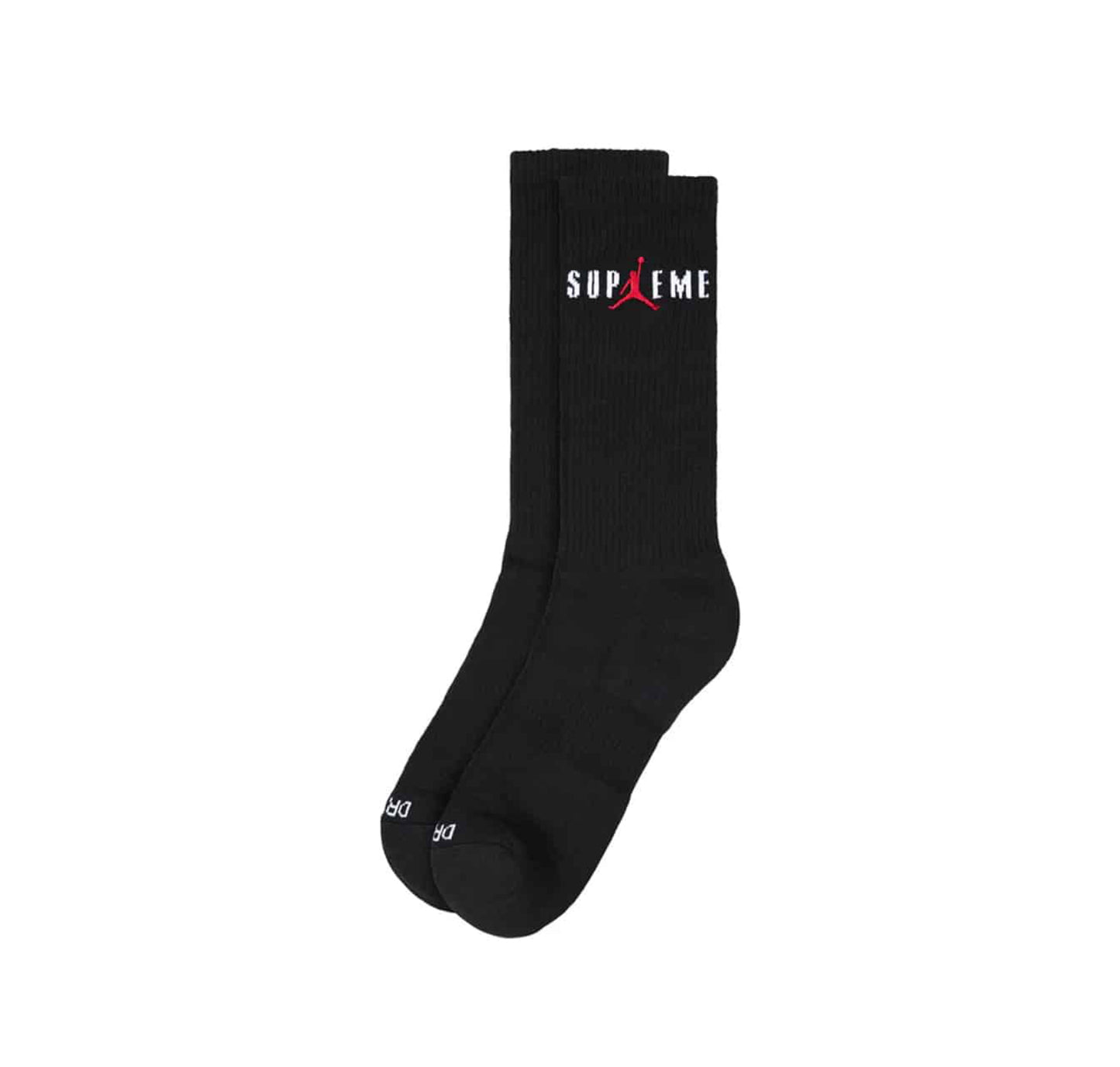 Supreme x Jordan Crew Socks (Black)