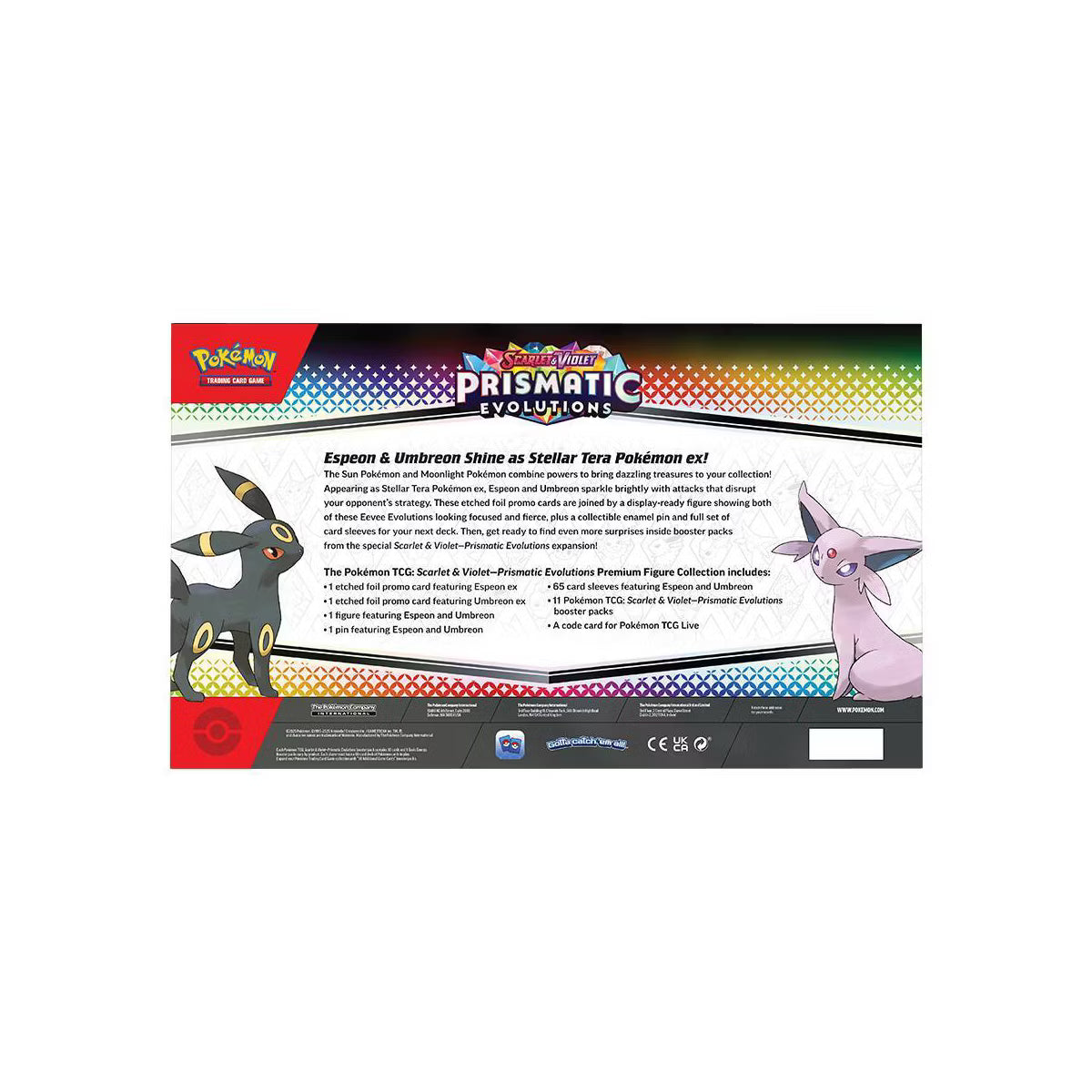 Pokémon Trading Card Game: Scarlet & Violet - Prismatic Evolutions Premium Figure Collection