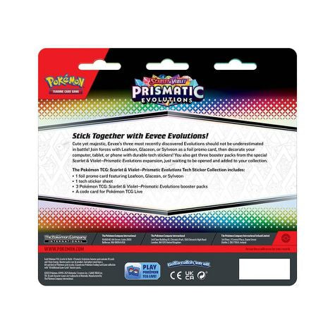 Pokémon Trading Card Game: Scarlet & Violet—Prismatic Evolutions Tech Sticker Collection Sylveon