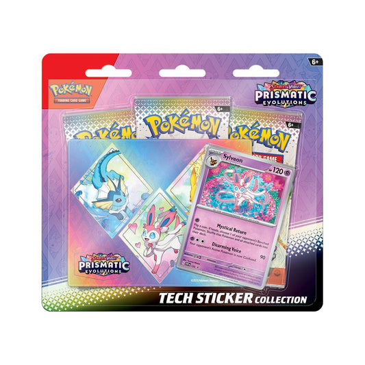 Pokémon Trading Card Game: Scarlet & Violet—Prismatic Evolutions Tech Sticker Collection Sylveon