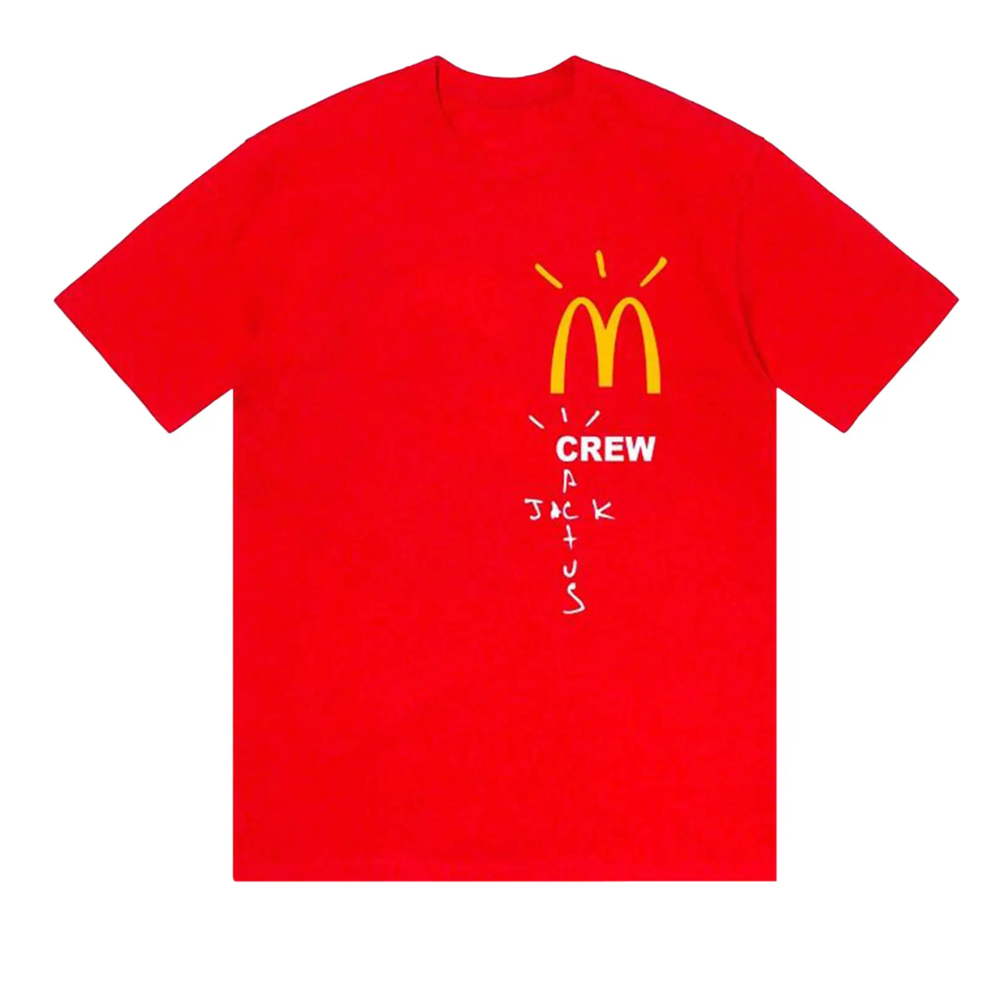 Travis Scott x Mcdonald's "Crew" Tee (Red)