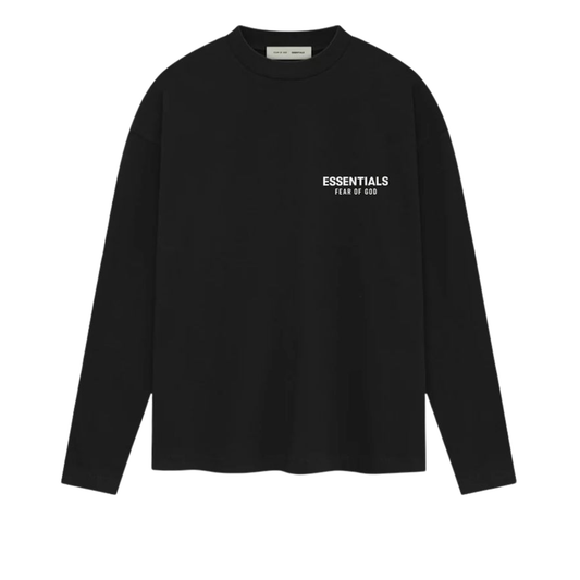 Fear of God Essentials Long Sleeve (Jet Black)