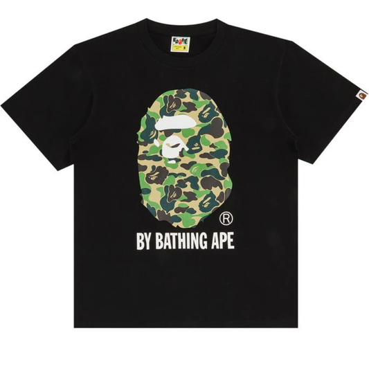 Bape By Bathing Ape "ABC Camo" Tee (Black/Green)