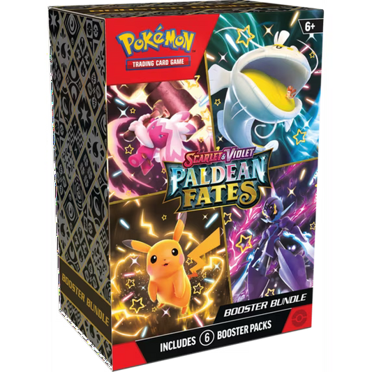 Pokemon Trading Card Games SV4.5 Paldean Fates Booster Bundle