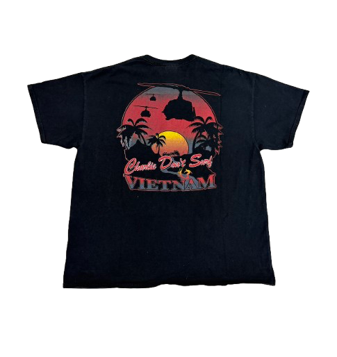 (USED) Vintage "Charlie Don't Surf Vietnam"