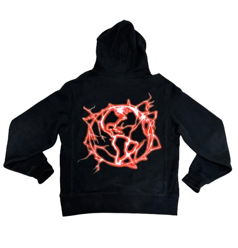 (USED) Revenge Hoodie ( Black/Red)