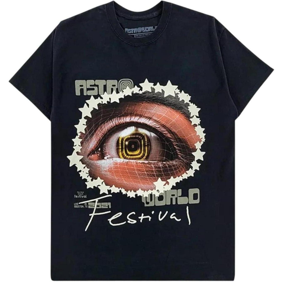 Travis Scott Starry Eyed Tee T-Shirt (Black)