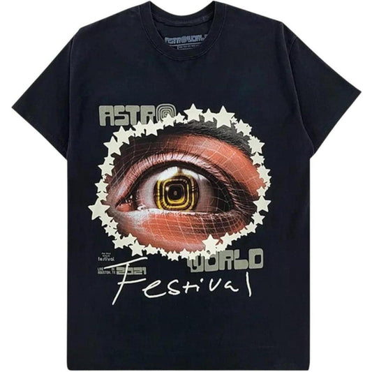 Travis Scott Starry Eyed Tee T-Shirt (Black)