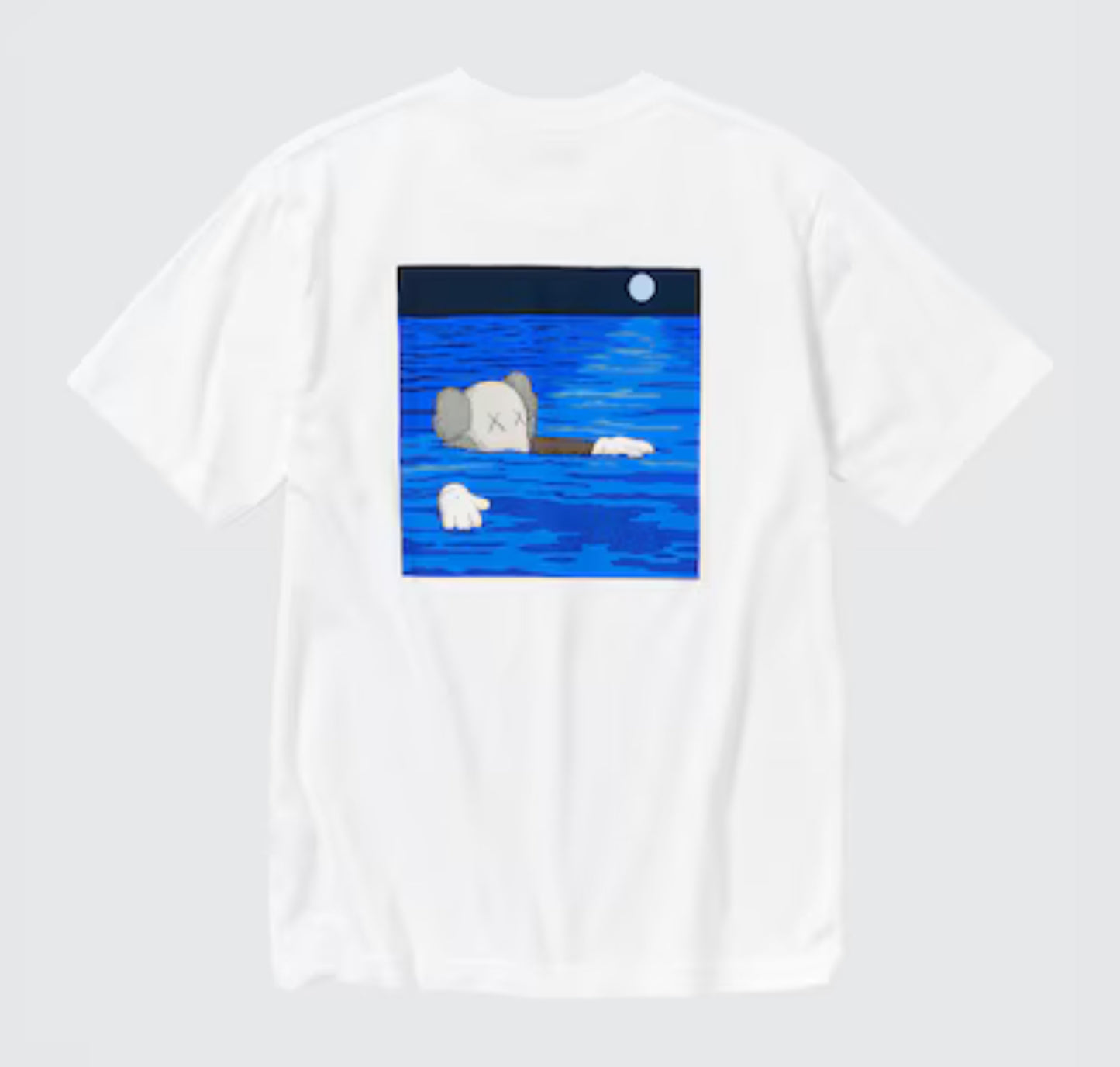 KAWS UT Short-Sleeve Graphic T-Shirt (White/Blue)