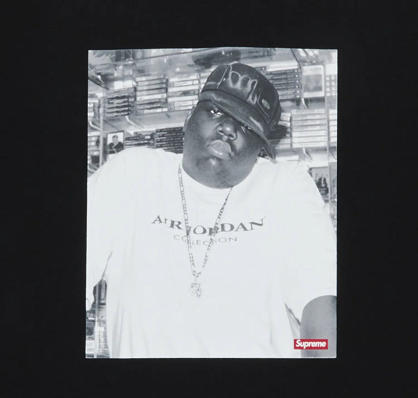 Supreme x Jordan "Biggie" Tee (Black)