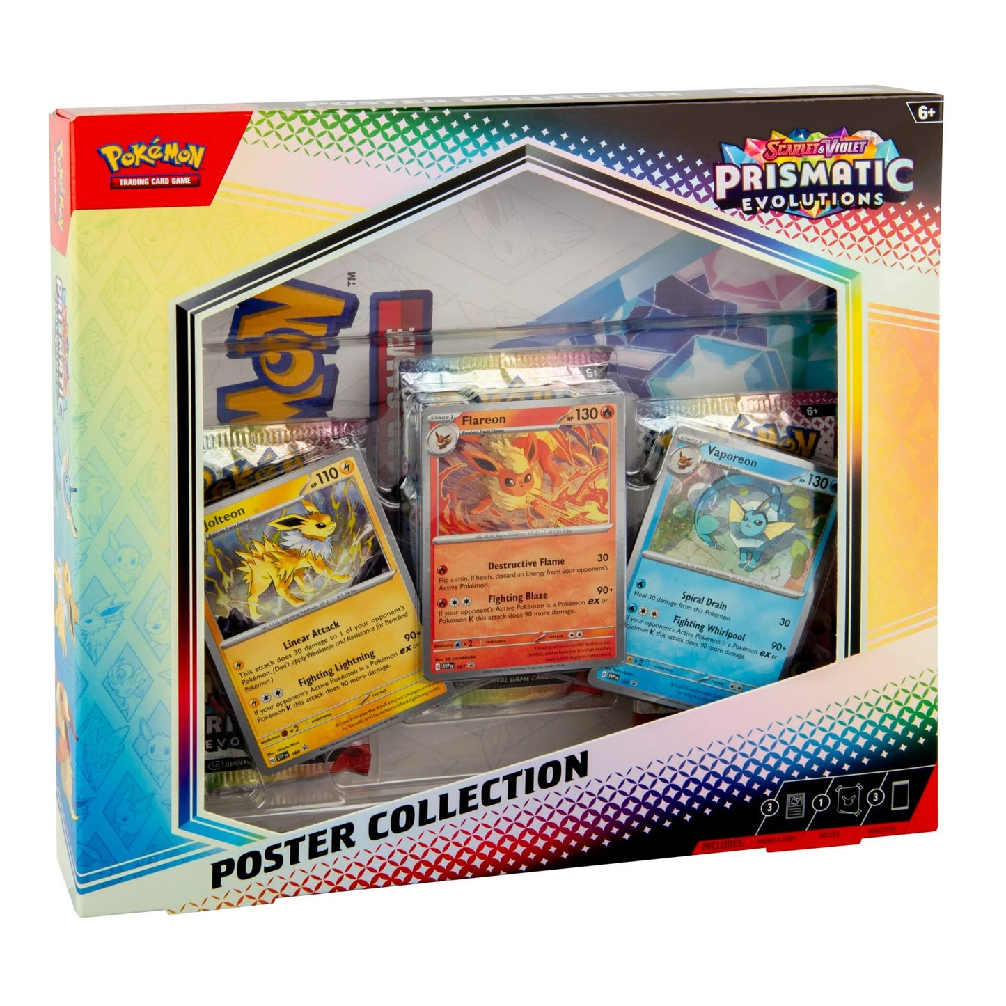 Pokemon Scarlet & Violet 8.5 Prismatic Evolutions Poster Collection