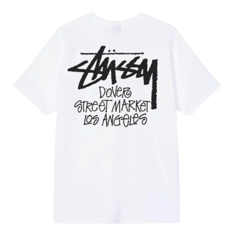 Stussy x Dover Street Market Los Angeles Tee (White/Black)